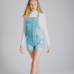 אוברול ג׳ינס קצר